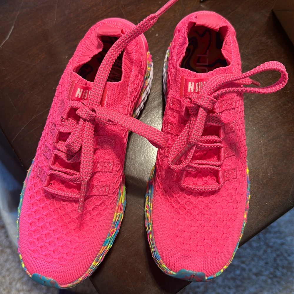 Nobull Diamond Knit Runner Neon Pink Size 6.